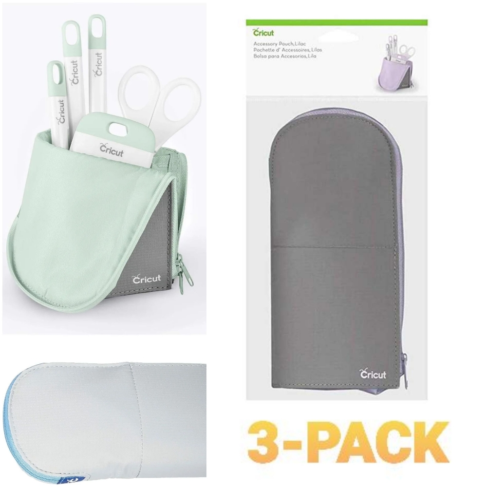 3-Pack Cricut Accessory Pouches